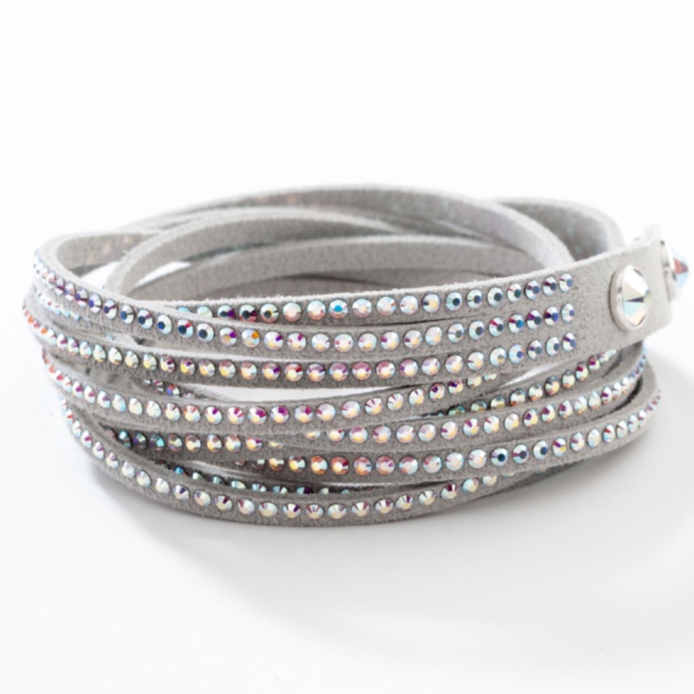 Wrap-Star Bracelet, Crystal Aurore Boreale